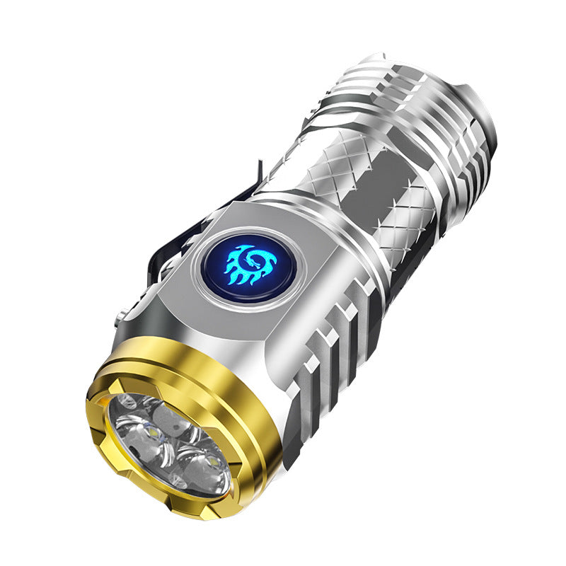 Three-eyed Monster Mini Flash Super Power Flashlight