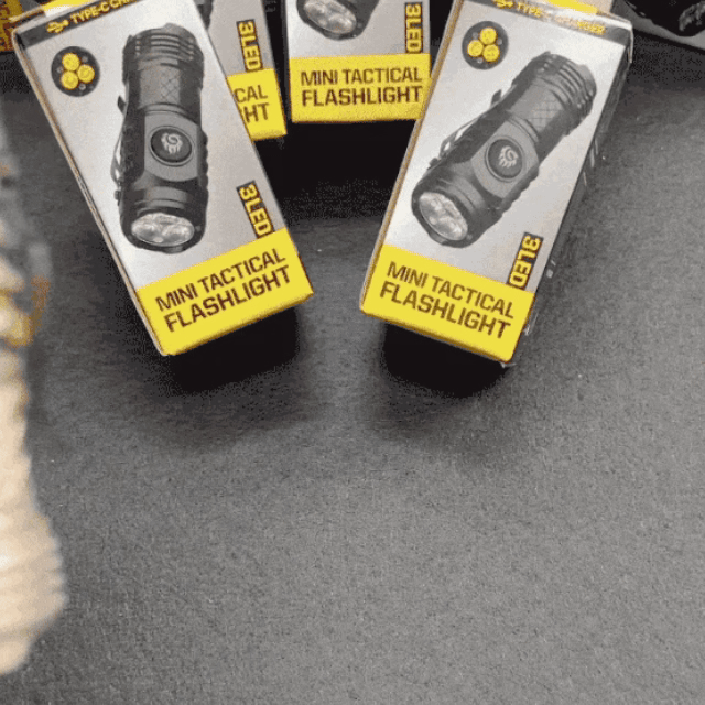Three-eyed Monster Mini Flash Super Power Flashlight
