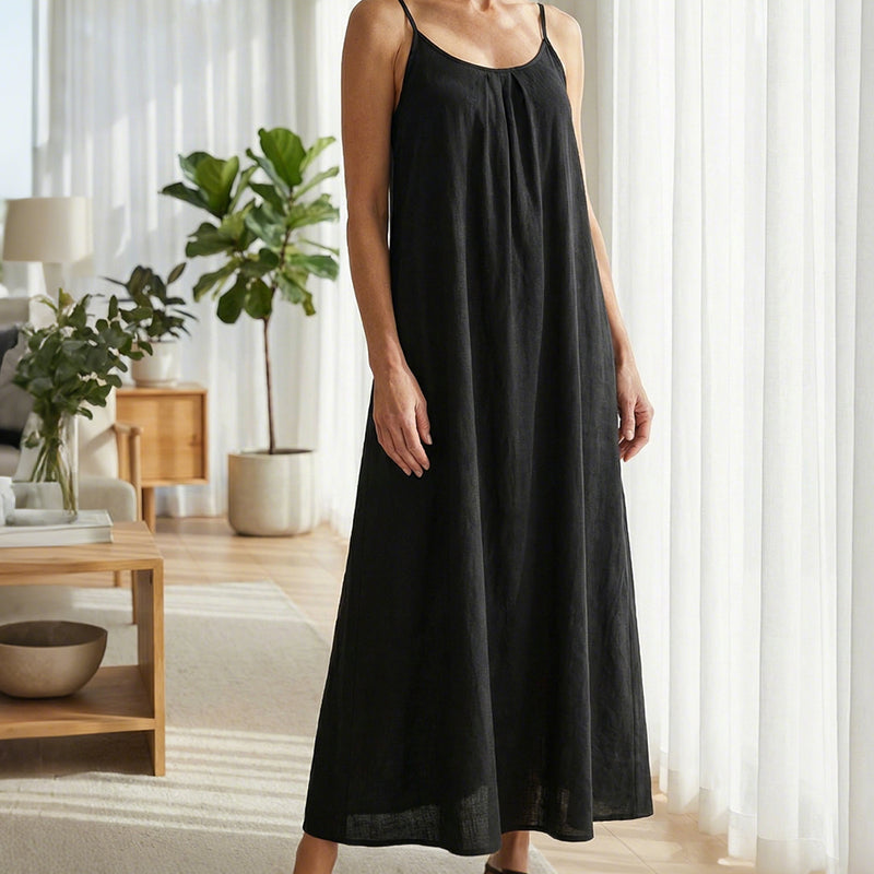 🏖️Last day sale 50% OFF💕20K+ SOLD!⚡Women‘s Casual Backless Spaghetti Strap Maxi Dress🌟🌊