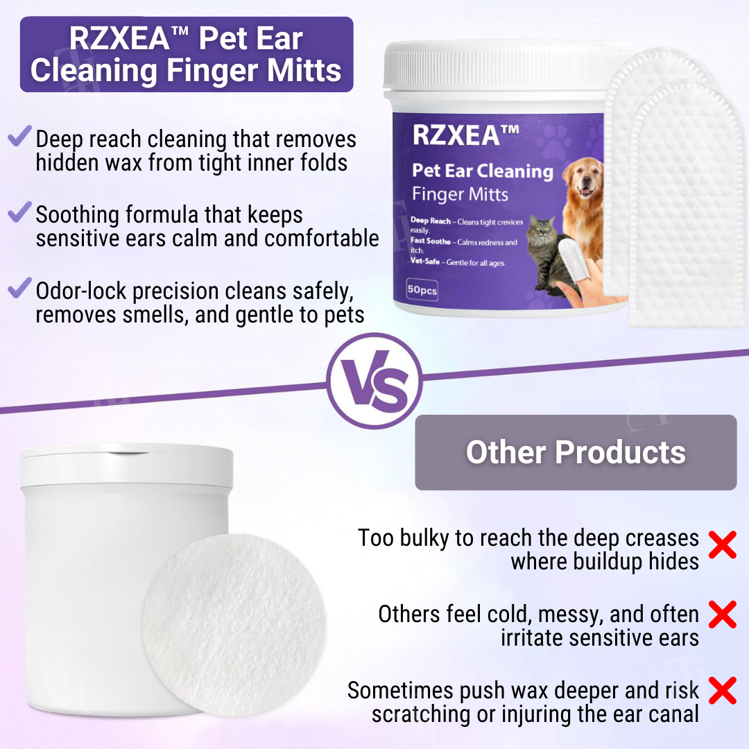 RZXEA™  Ear Cleaning Finger Mitts