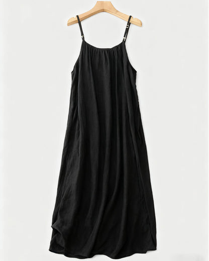 🏖️Last day sale 50% OFF💕20K+ SOLD!⚡Women‘s Casual Backless Spaghetti Strap Maxi Dress🌟🌊
