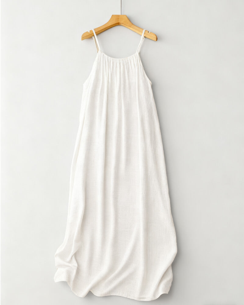 🏖️Last day sale 50% OFF💕20K+ SOLD!⚡Women‘s Casual Backless Spaghetti Strap Maxi Dress🌟🌊