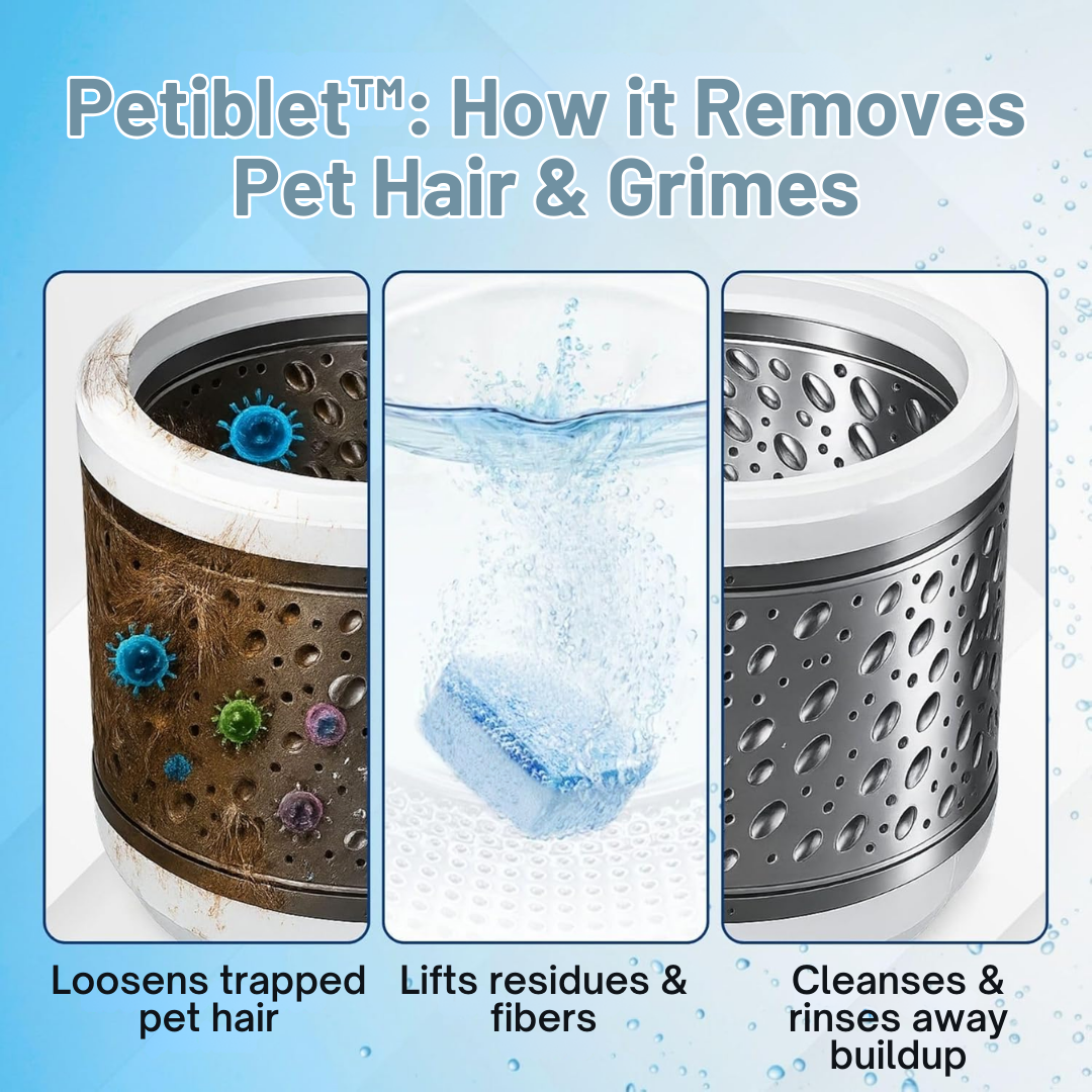 🌟 Official Store | Petiblet™ Ultra Power Washing Machine Cleaner