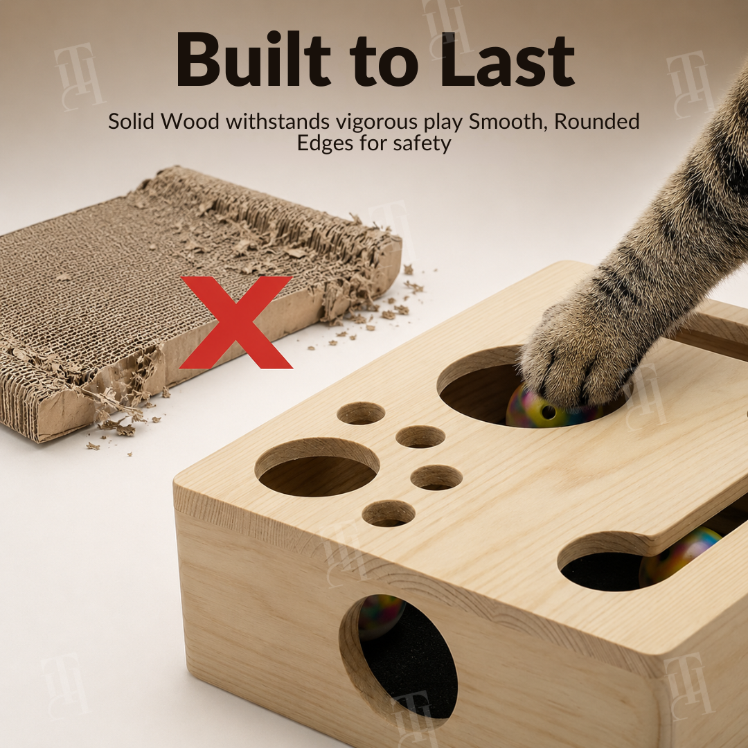 AEXZR® ClawMaze Self-Grooming Scratch Box
