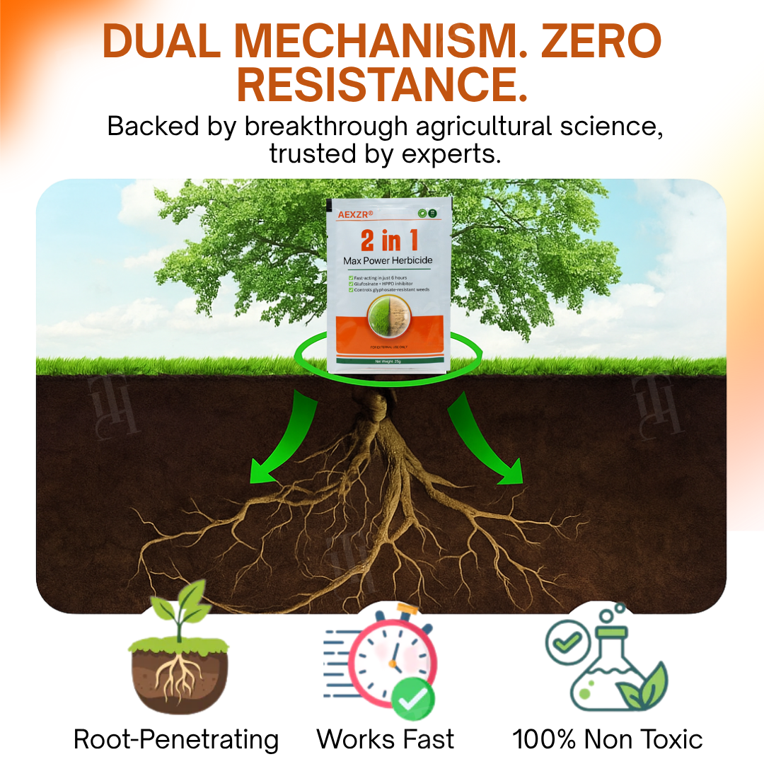 🏆 Official Store | AEXZR® 2-in-1 Max Power Herbicide