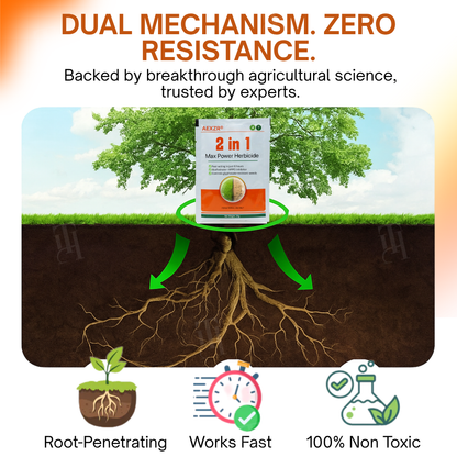 🏆 Official Store | AEXZR® 2-in-1 Max Power Herbicide