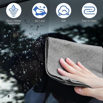 🔥2026 Hot Sale🔥 Streak-Free Microfiber Cloth – Ultra-Absorbent 11.8" × 11.8" Lint-Free Cleaner