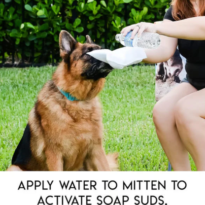 🔥 Petiblet™ Rinse-Free Dog Shampoo Mitts – Hypoallergenic Pet Bath Wipes | 6-Pack for Easy Grooming & Sparkling Clean Fur 🐶✨