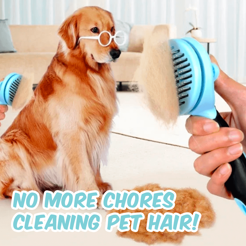 Petiblet™ Self-Cleaning Pet Grooming Brush
