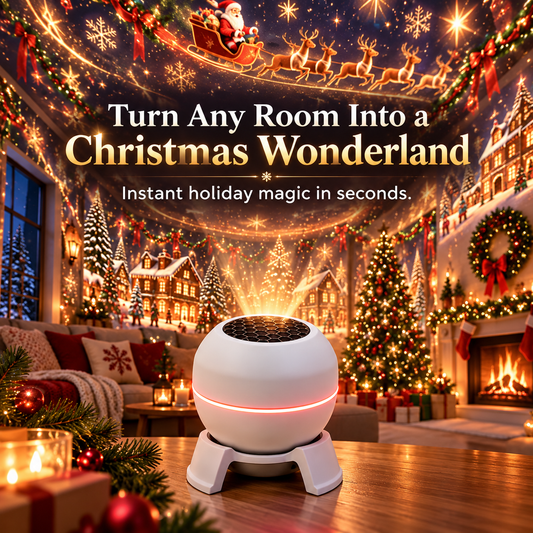 🎅 Holiday Projector – Turn Any Room Into a Magical Christmas Wonderland