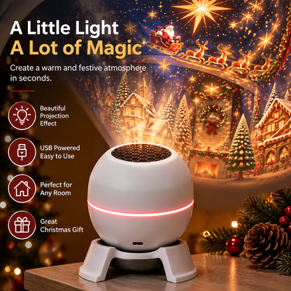 🎅 Holiday Projector – Turn Any Room Into a Magical Christmas Wonderland