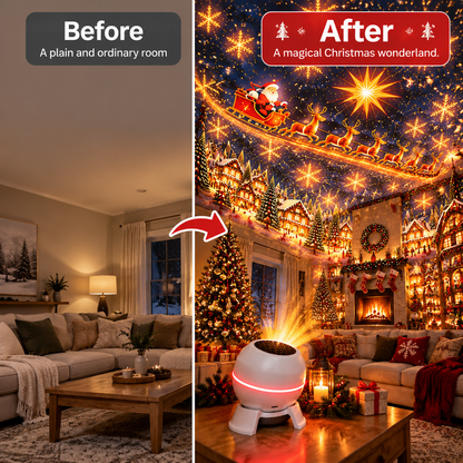 🎅 Holiday Projector – Turn Any Room Into a Magical Christmas Wonderland