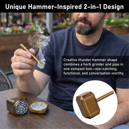 HammerGrind 2-in-1 Alloy Grinder Combo