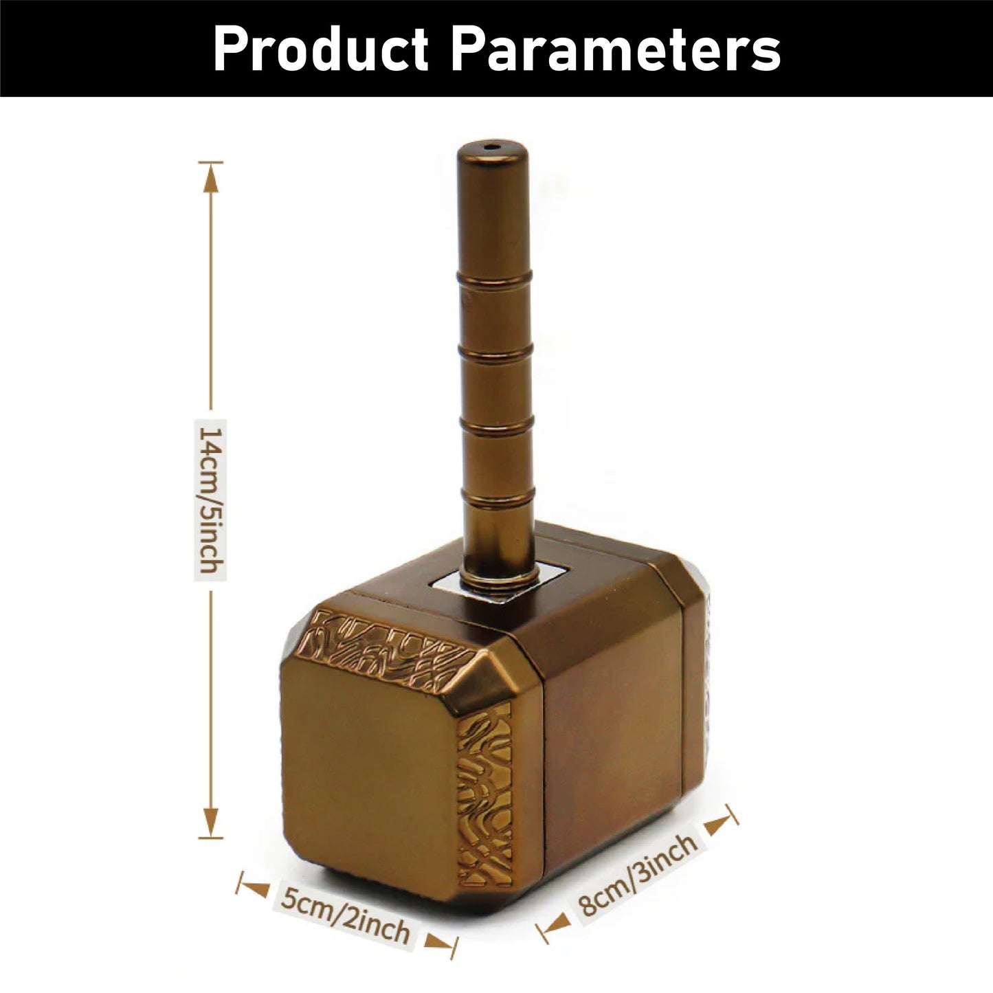HammerGrind 2-in-1 Alloy Grinder Combo