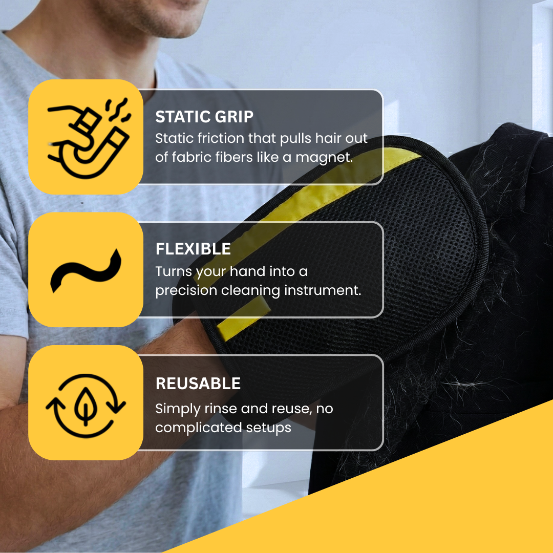 🐾 Ditch the Lint Rollers for Good | Pet Magic Grooming Glove