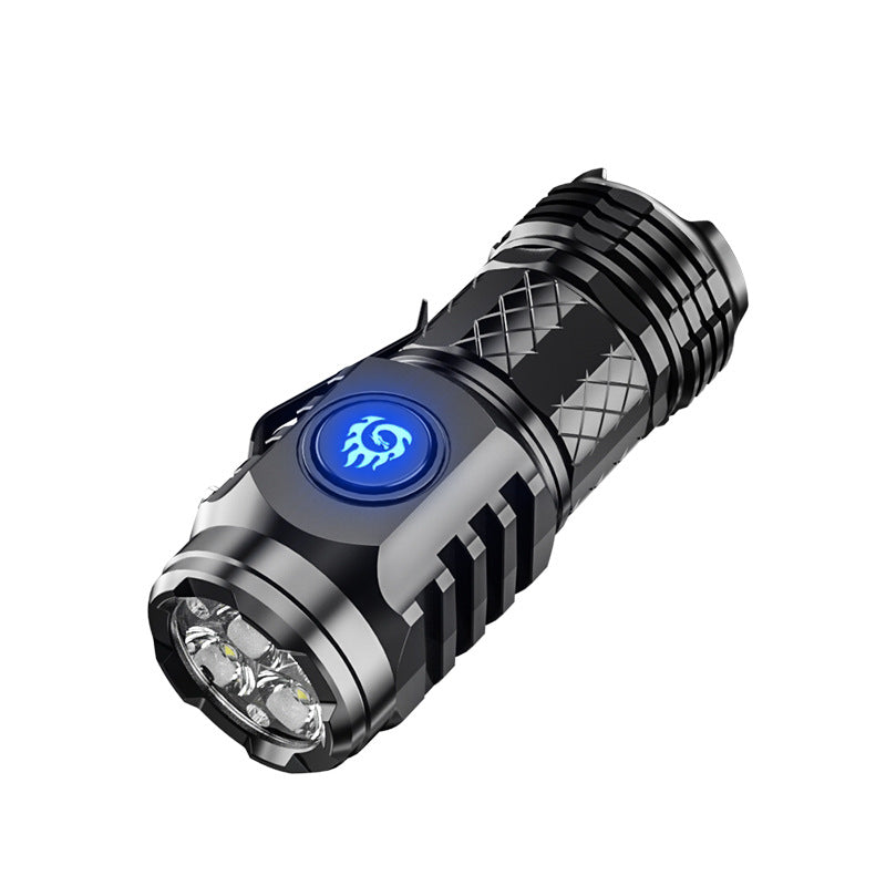 Three-eyed Monster Mini Flash Super Power Flashlight
