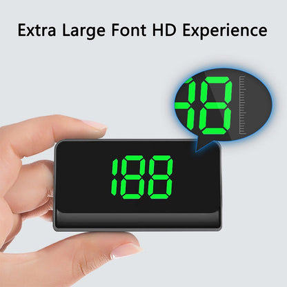 Speedometer with head-up display
