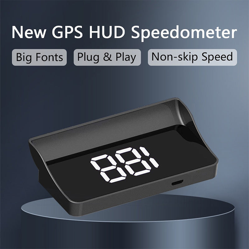 Speedometer with head-up display