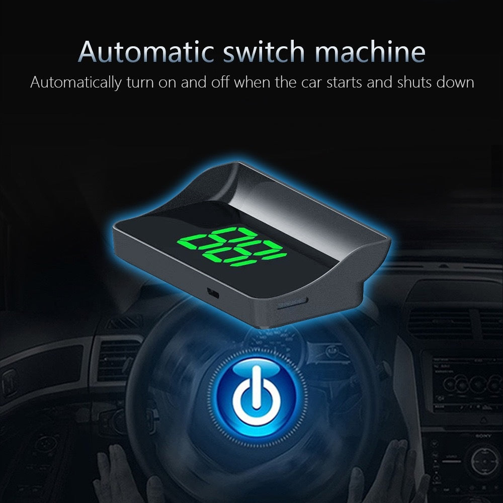Speedometer with head-up display