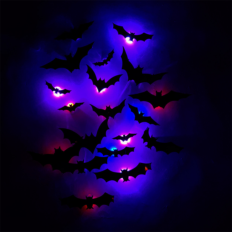 🔥50% OFF🔥🦇Halloween 3D Bat LED Wall Light Decor