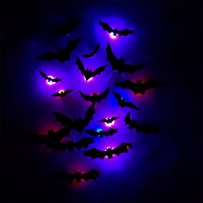 🔥50% OFF🔥🦇Halloween 3D Bat LED Wall Light Decor