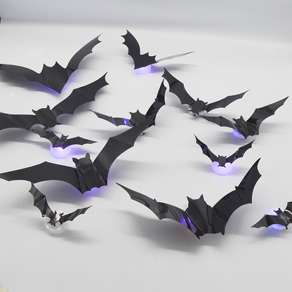 🔥50% OFF🔥🦇Halloween 3D Bat LED Wall Light Decor
