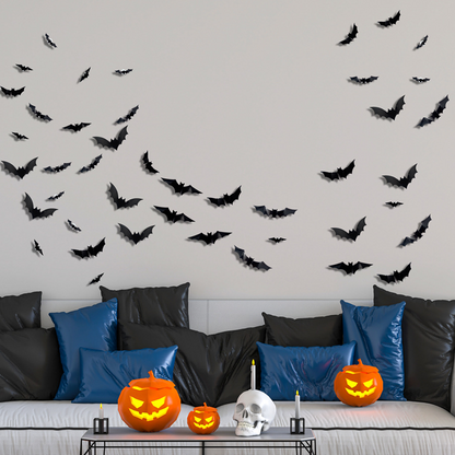 🔥50% OFF🔥🦇Halloween 3D Bat LED Wall Light Decor