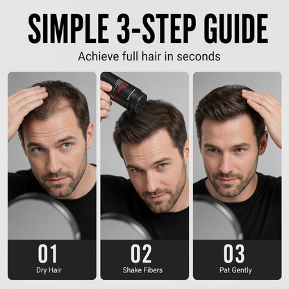Hair Building Fibers 27.5g Instant Hairline Filler and Thickener