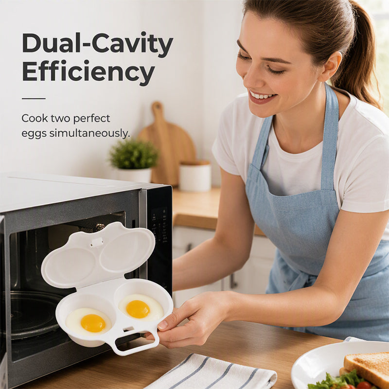 🥳2026 HOT SALE🥳💞50K+ SOLD! 🥗🎁 50% OFF + BUY 2 GET 1 FREE ! RZXEA™ Microwave Egg Poacher